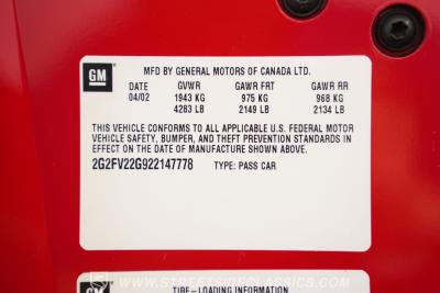 2002 Pontiac Firebird Trans Am WS6