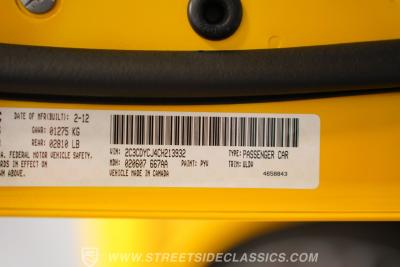 2012 Dodge Challenger SRT-8 Yellow Jacket