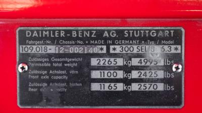 1969 Mercedes - Benz 300 SEL 6.3 AMG &ldquo;Rote Sau&rdquo; Recreation