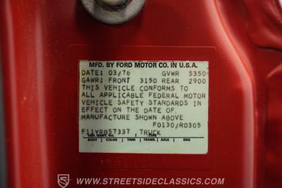 1976 Ford F-100 Custom Cab 4X4