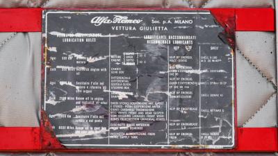 1961 Alfa Romeo Giulietta Spider