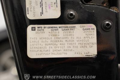 1989 Chevrolet Camaro IROC-Z Convertible