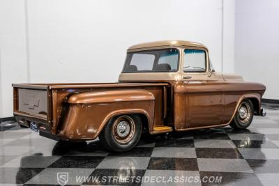 1955 Chevrolet 3100 Apache &amp; Custom Motorcycle Trailer