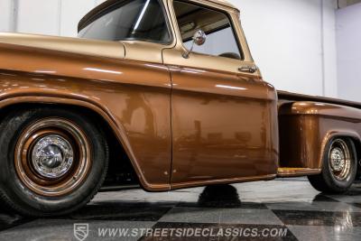 1955 Chevrolet 3100 Apache &amp; Custom Motorcycle Trailer
