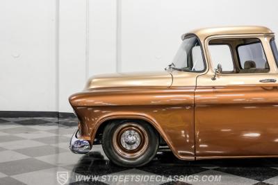 1955 Chevrolet 3100 Apache &amp; Custom Motorcycle Trailer
