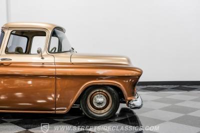 1955 Chevrolet 3100 Apache &amp; Custom Motorcycle Trailer