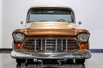 1955 Chevrolet 3100 Apache &amp; Custom Motorcycle Trailer