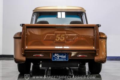 1955 Chevrolet 3100 Apache &amp; Custom Motorcycle Trailer