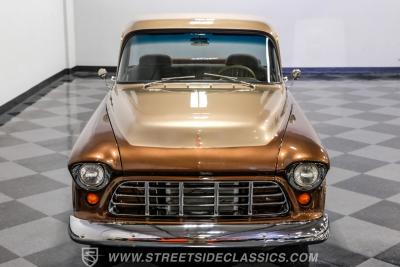 1955 Chevrolet 3100 Apache &amp; Custom Motorcycle Trailer