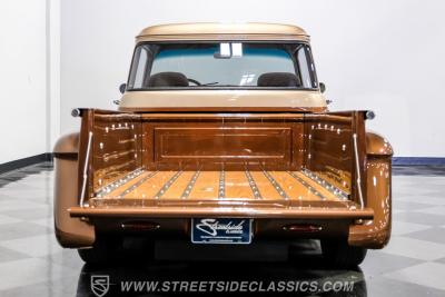 1955 Chevrolet 3100 Apache &amp; Custom Motorcycle Trailer