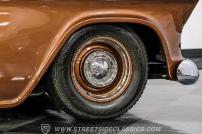 1955 Chevrolet 3100 Apache &amp; Custom Motorcycle Trailer