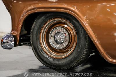 1955 Chevrolet 3100 Apache &amp; Custom Motorcycle Trailer