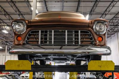 1955 Chevrolet 3100 Apache &amp; Custom Motorcycle Trailer