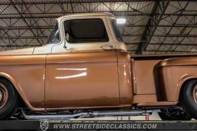 1955 Chevrolet 3100 Apache &amp; Custom Motorcycle Trailer