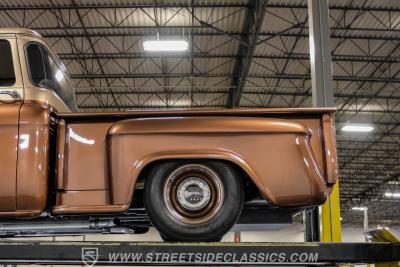 1955 Chevrolet 3100 Apache &amp; Custom Motorcycle Trailer
