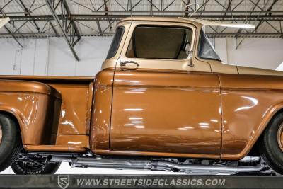 1955 Chevrolet 3100 Apache &amp; Custom Motorcycle Trailer