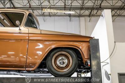 1955 Chevrolet 3100 Apache &amp; Custom Motorcycle Trailer