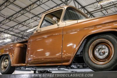 1955 Chevrolet 3100 Apache &amp; Custom Motorcycle Trailer