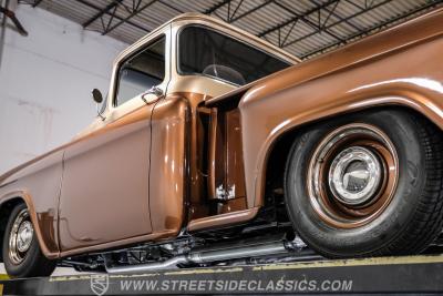 1955 Chevrolet 3100 Apache &amp; Custom Motorcycle Trailer