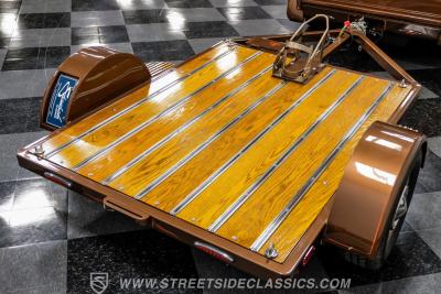 1955 Chevrolet 3100 Apache &amp; Custom Motorcycle Trailer