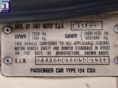 1982 Fiat 124 SPIDER AMERICA AUTOMATIC