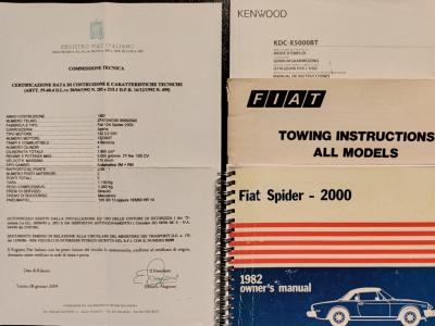 1982 Fiat 124 SPIDER AMERICA AUTOMATIC