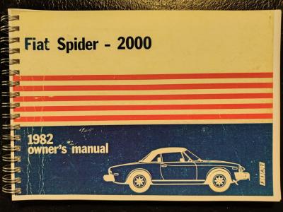 1982 Fiat 124 SPIDER AMERICA AUTOMATIC