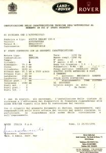 1957 Austin - Healey 100/6