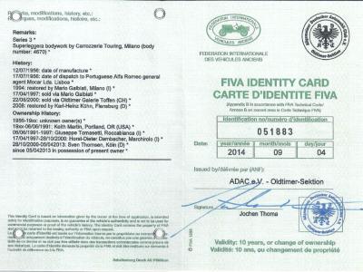 Alfa Romeo 1900C SUPER SPRINT II SERIE COUPE TOURING SUPERLEGGERA