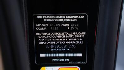 2009 Aston Martin Vantage V8