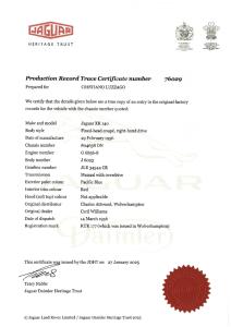 1956 Jaguar XK 140 FHC