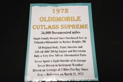 1972 Oldsmobile Cutlass Supreme