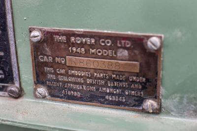 1948 Land Rover SERIES I