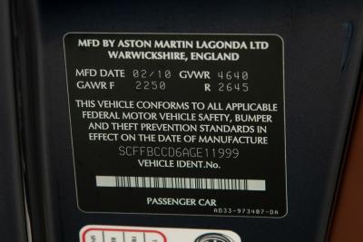 2010 Aston Martin DBS Volante