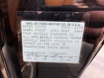 1973 Lincoln Continental Mark IV