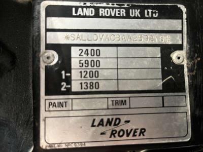1986 Land Rover Defender 90
