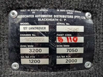 1993 Land Rover DEFENDER 127 DUAL CAB PICK UP