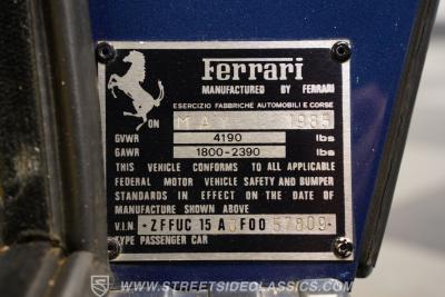 1985 Ferrari Mondial 3.0 QV