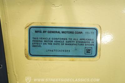 1970 Chevrolet Corvette Stingray Convertible