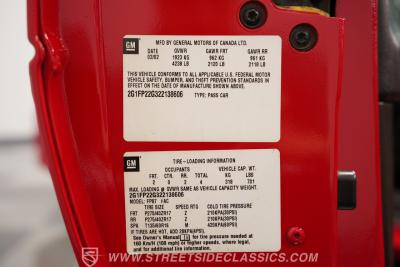 2002 Chevrolet Camaro SS 35th Anniversary