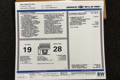 2004 Chevrolet Corvette Z06 Commemorative Edition