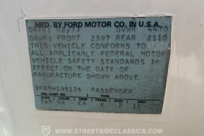 1973 Ford Mustang Convertible