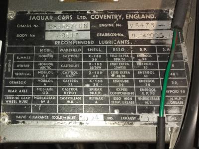 1958 Jaguar XK 150 FHC 3.4 LITRE