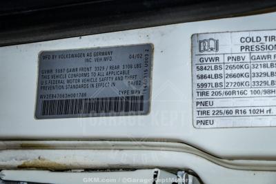 2003 Volkswagen EuroVan