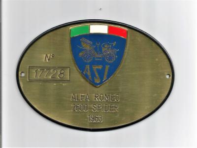 1966 Alfa Romeo 2600 TOURING SPIDER