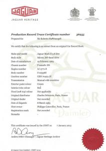 1963 Jaguar MK2 3.800