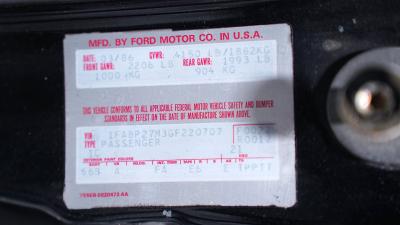 1986 Ford Mustang LX Convertible