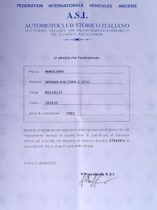 1962 Innocenti 950 SPIDER