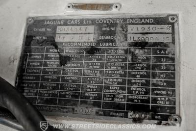 1958 Jaguar XK150 Fixed Head Coupe