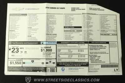 2018 Chevrolet Camaro Hot Wheels 50th Anniversary Edition